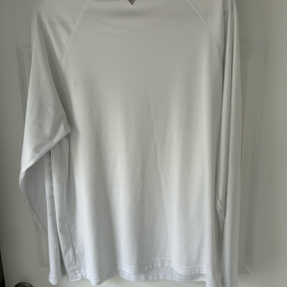 Men’s Columbia White PFG Terminal Tackle Long Sleeve Shirt - Picture 3 of 9